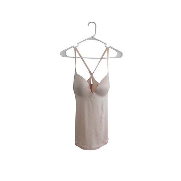Victoria's Secret Womens 34D Wireless Cami Bra Top  Strappy Crisscross Pullover - Picture 1 of 7